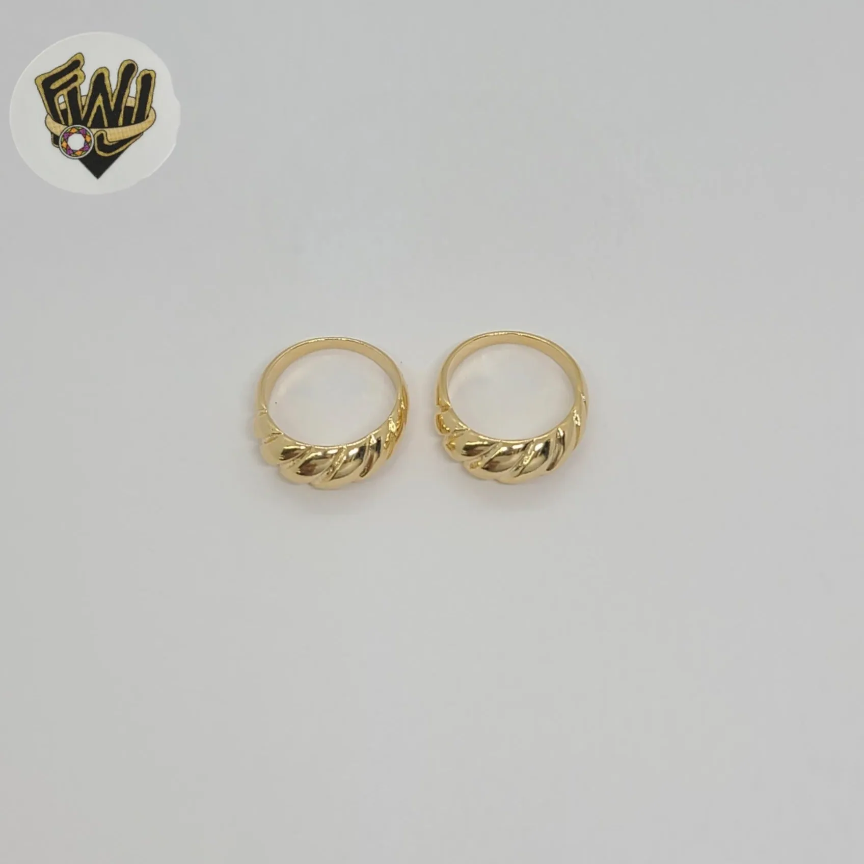 (1-3093) Gold Laminate - Croissant Ring - BGF