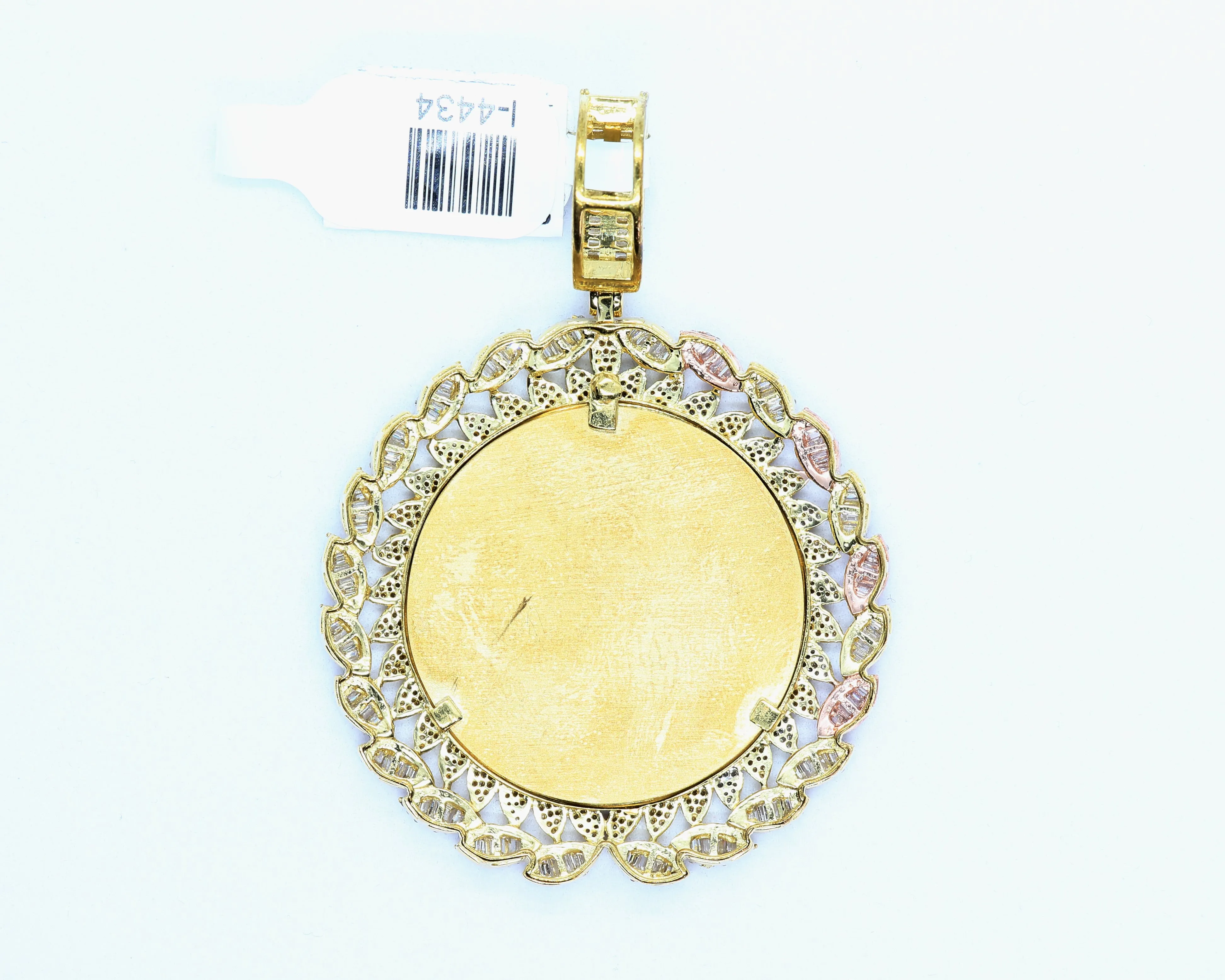 10K Two-Tone Gold Memory Pendant