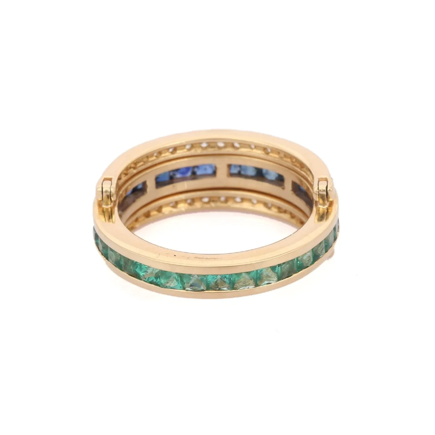 14K Yellow Gold Sapphire Ring