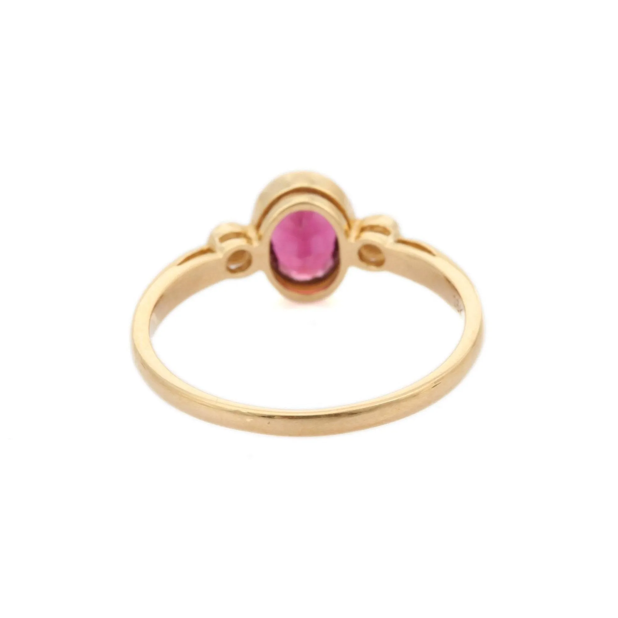 14K Yellow Gold Tourmaline Ring