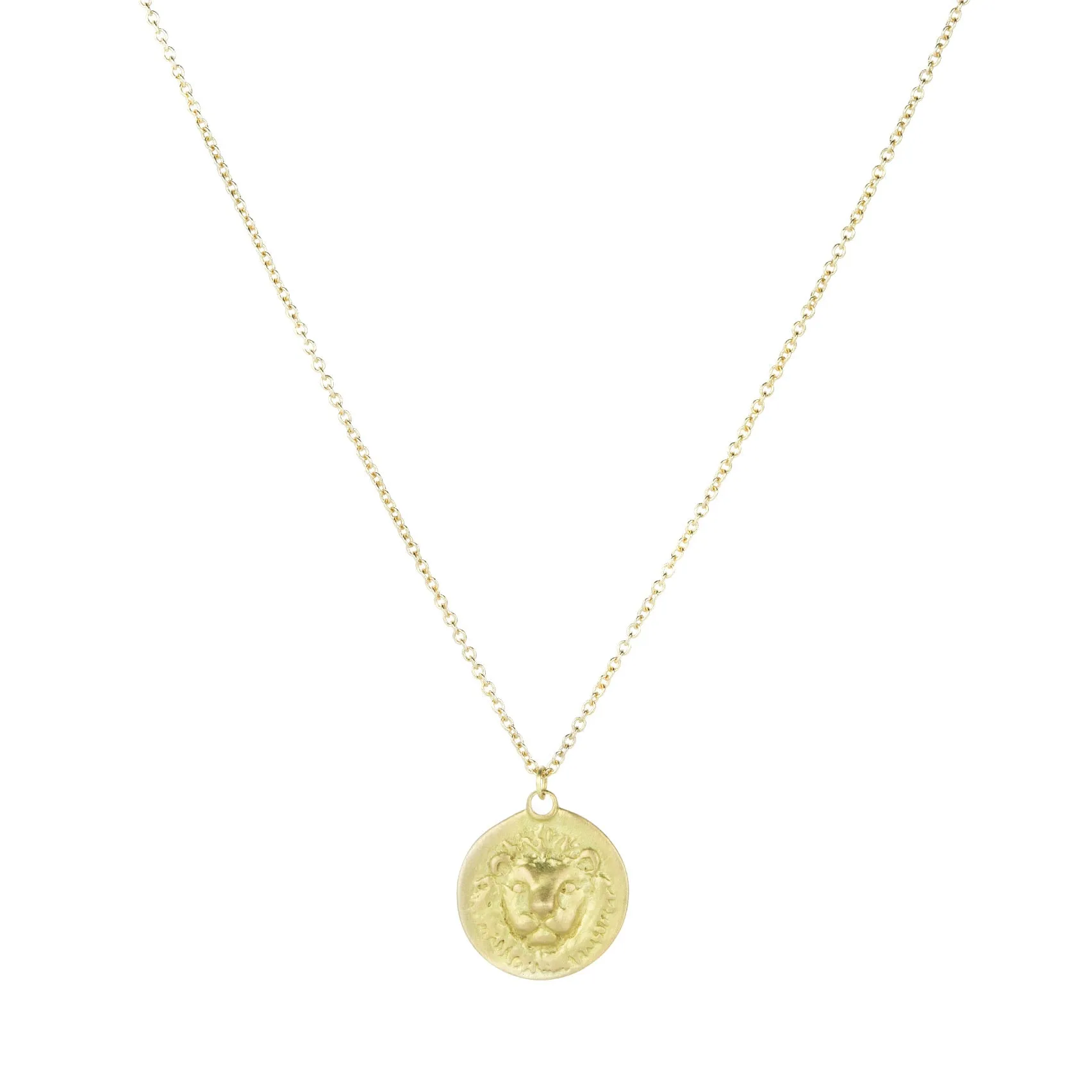 18k Leo Pendant