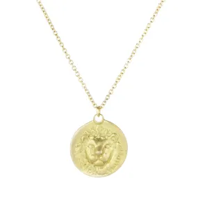 18k Leo Pendant