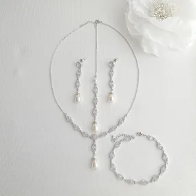 3 Piece Jewelry Set for Wedding- Hayley