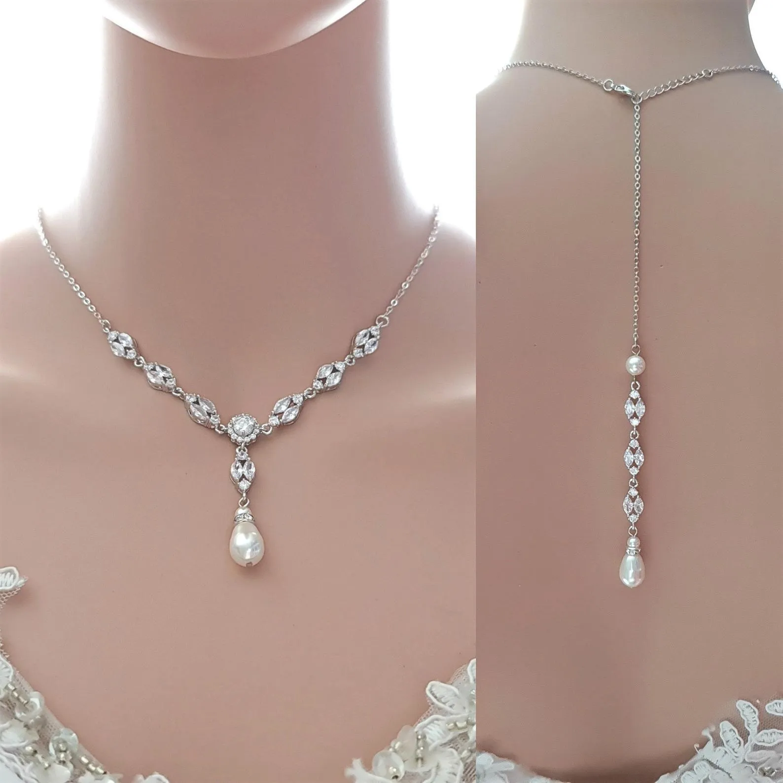 3 Piece Jewelry Set for Wedding- Hayley