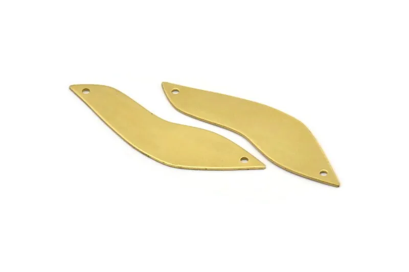 8 Raw Brass Stamping  Blanks  (59mmx0.80mm)  D0392--C036