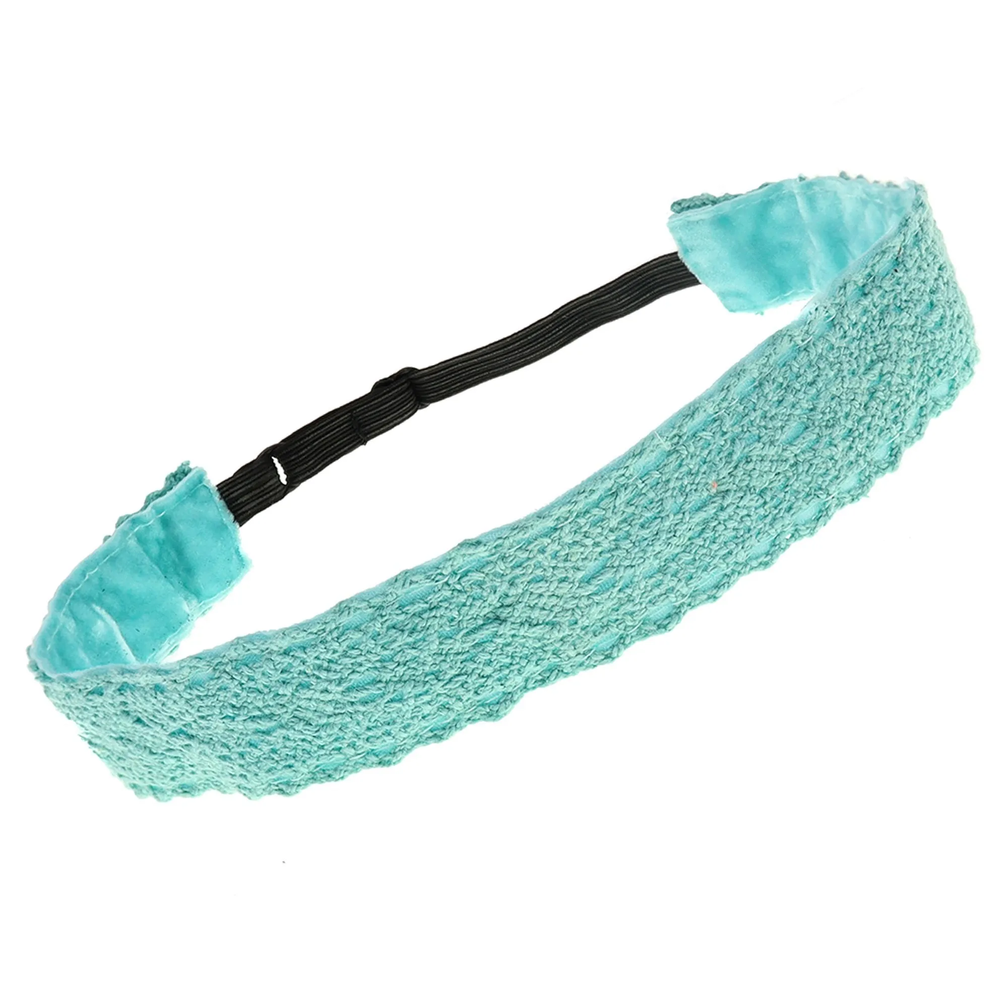 Adjustable No Slip Crochet Lace Headband