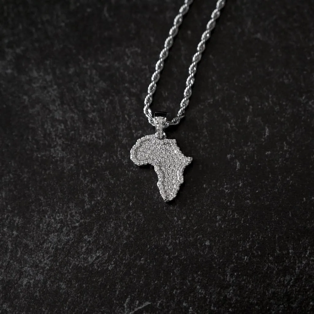 Africa Map Pendant