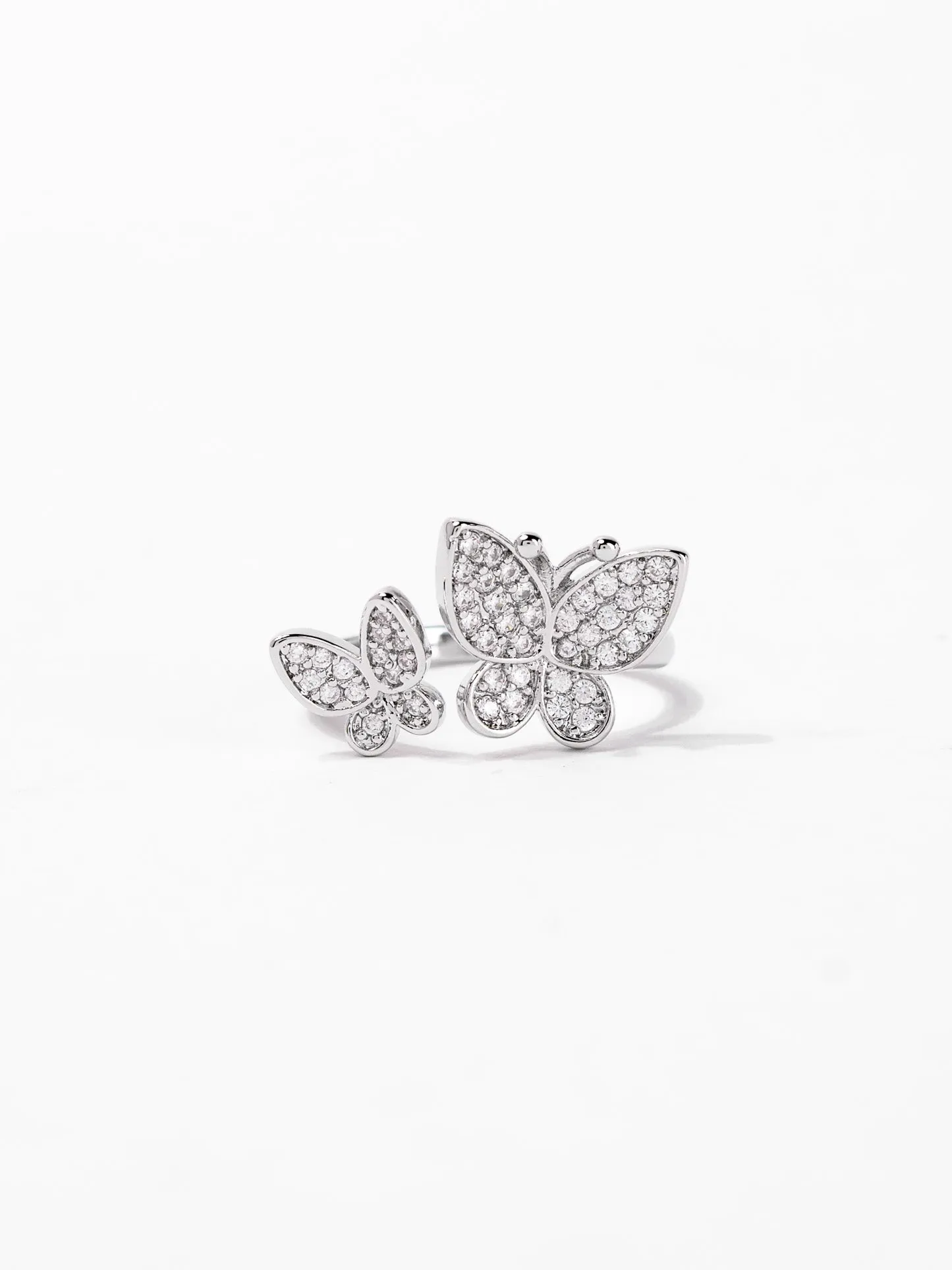 Amelia Butterfly CZ Wrap Ring