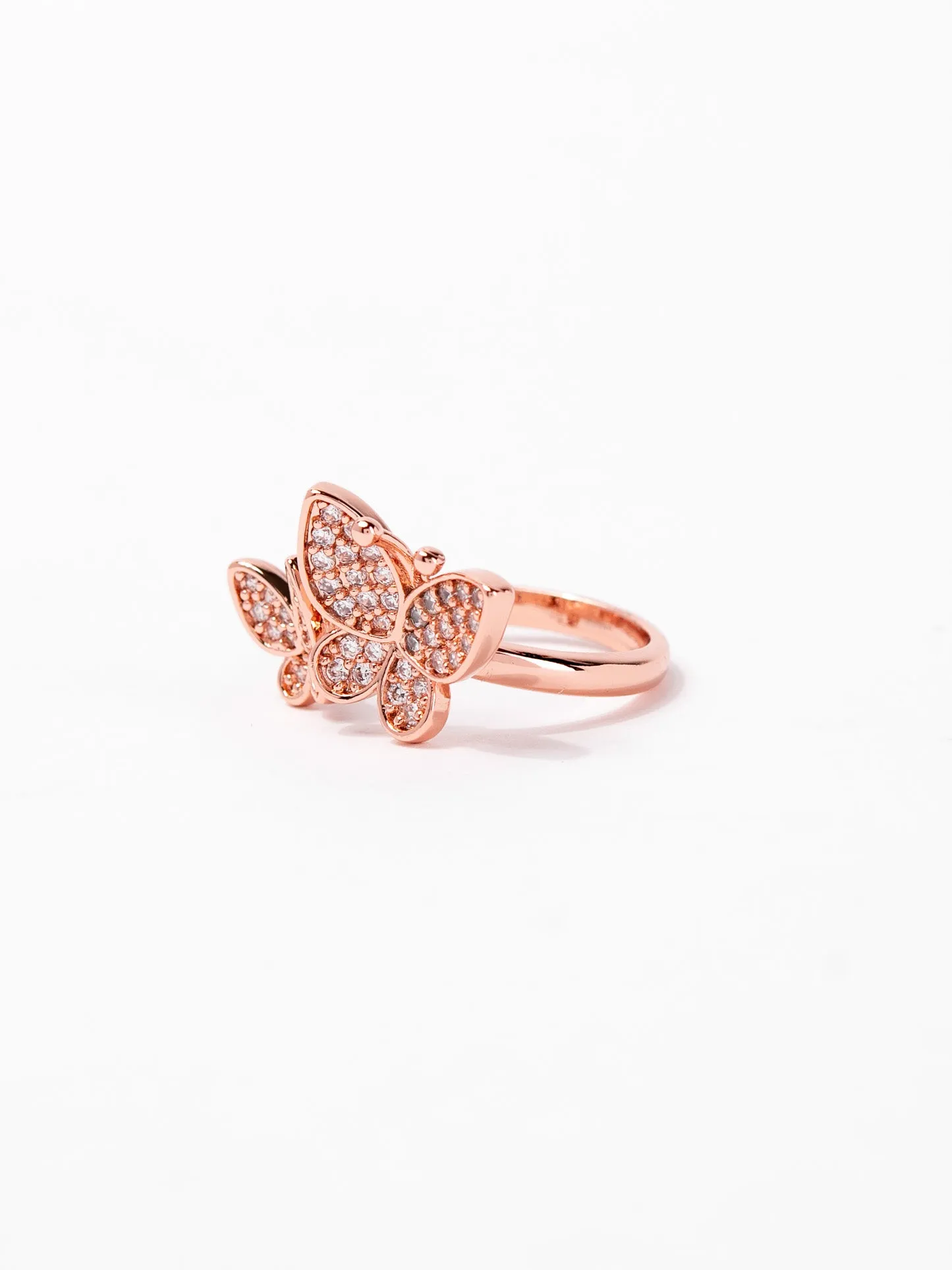 Amelia Butterfly CZ Wrap Ring