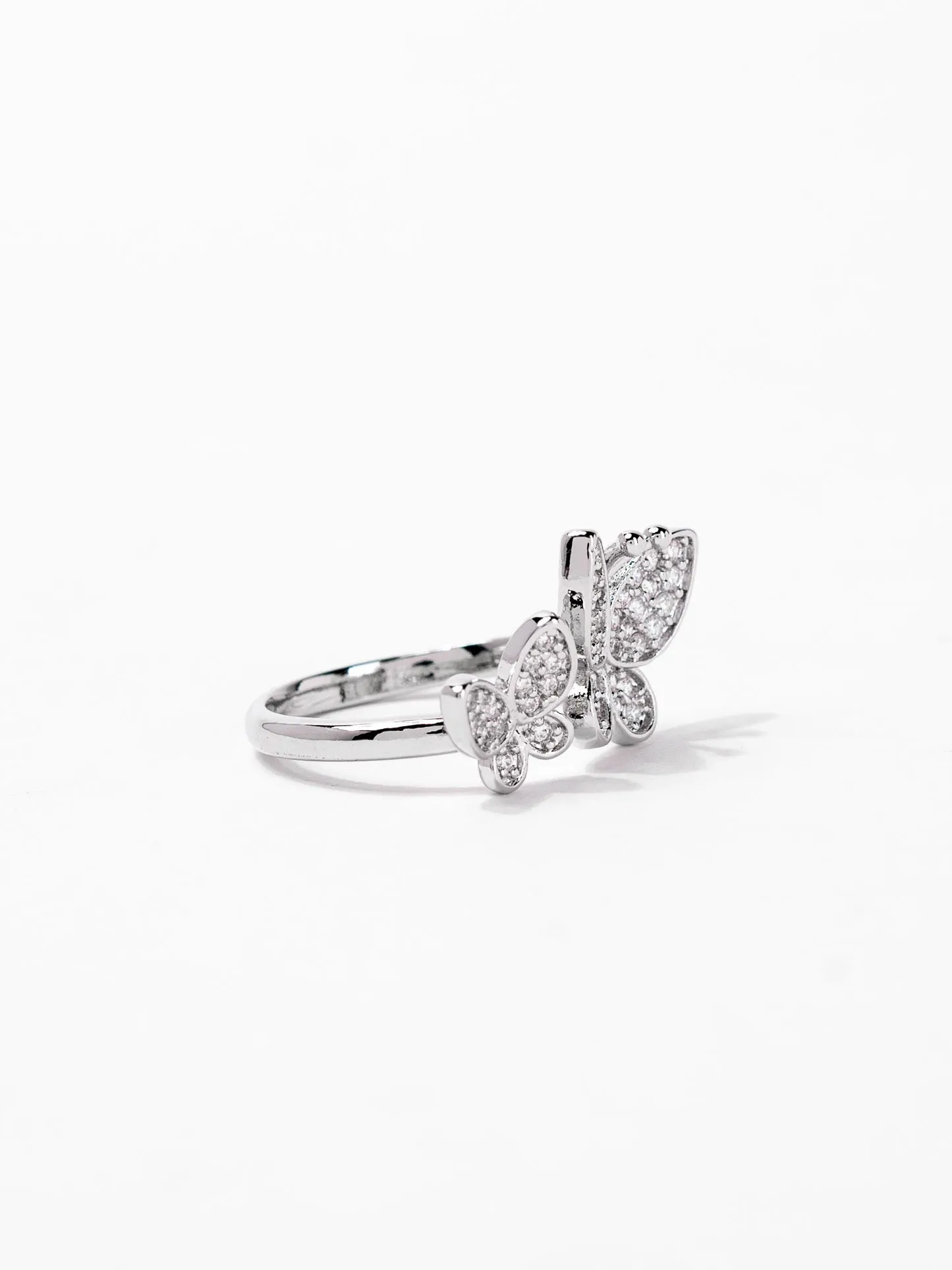 Amelia Butterfly CZ Wrap Ring