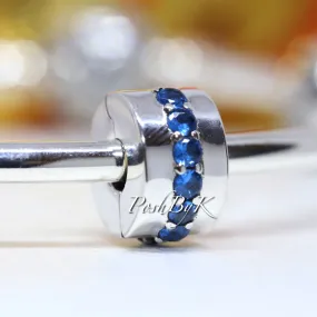 Blue Sparkle Clip Charm 791972C01