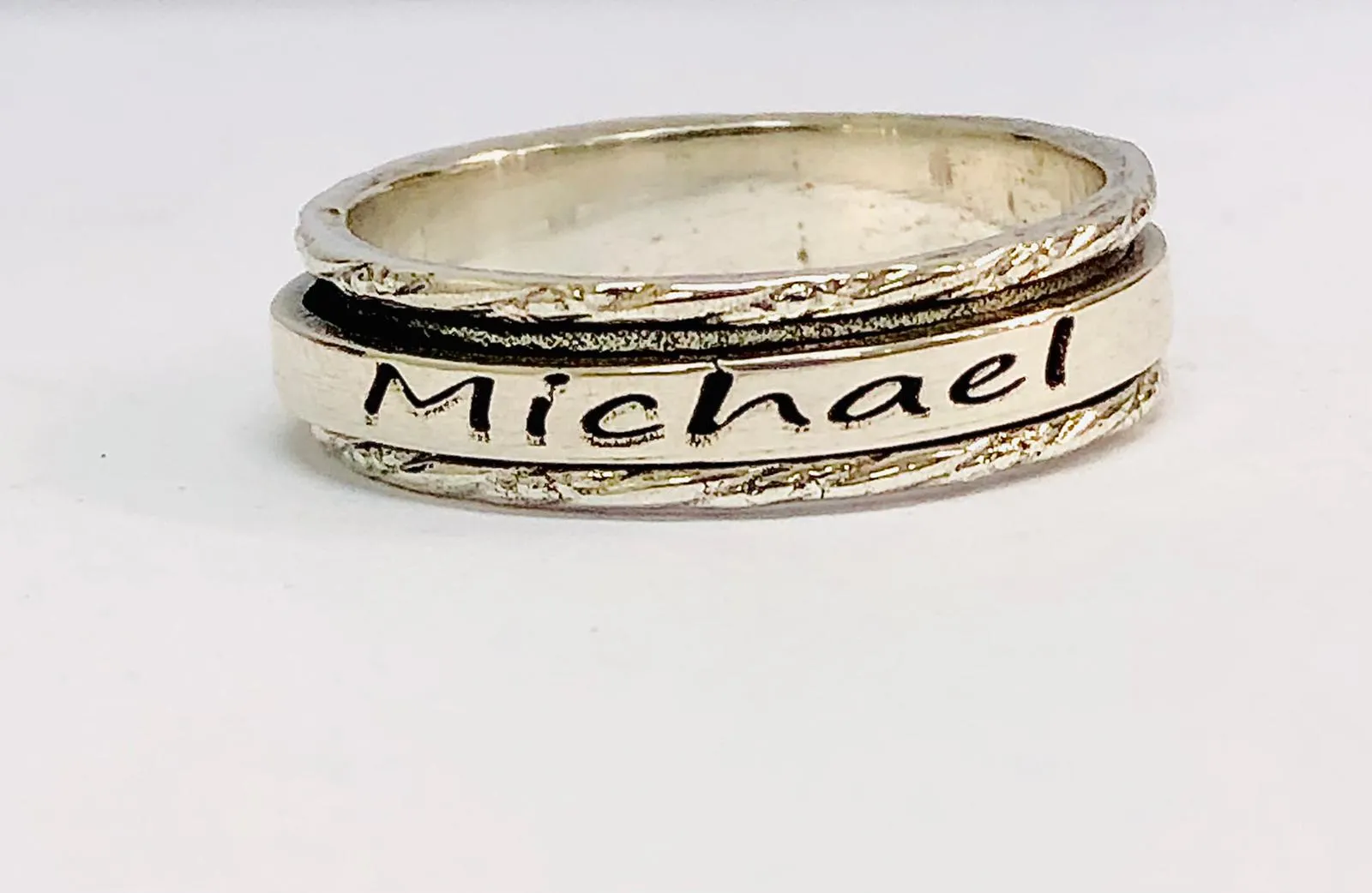 Bluenoemi Israel Silver Ring | Personalized Spinner Ring · Inspiration Ring · Personalize the ring