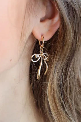 Bow Diamond Earrings