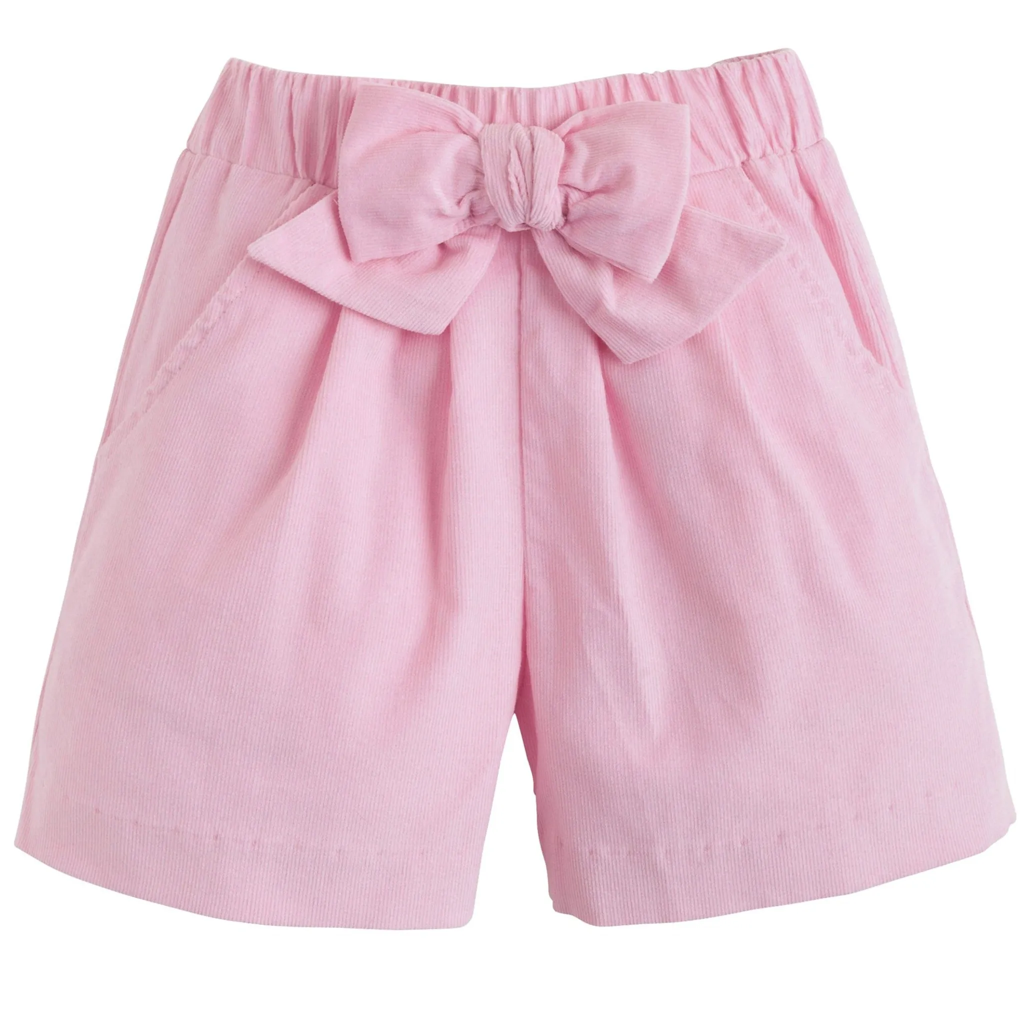 Bow Short - Light Pink Corduroy