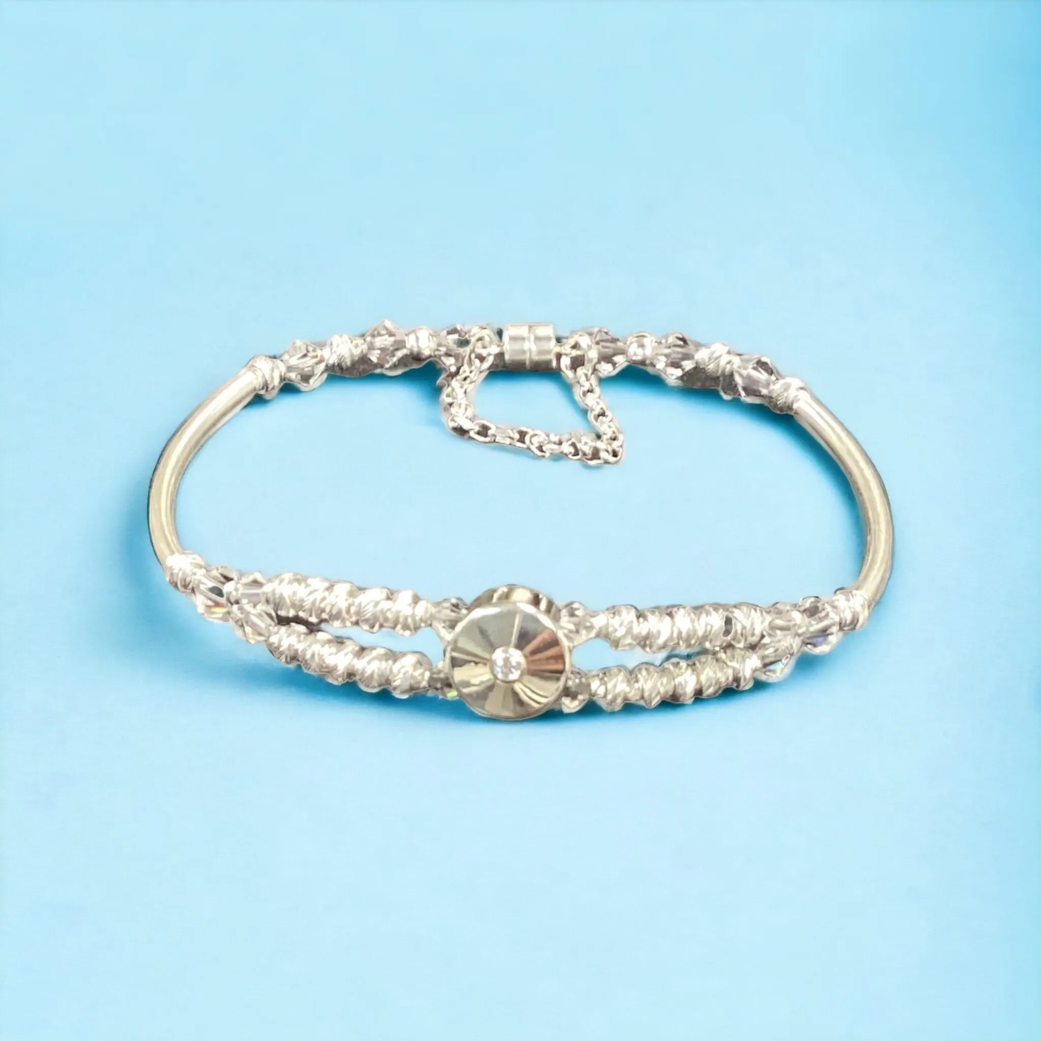 Bracelet Kit - Sparkling Swarovski and Sterling Silver Bracelet