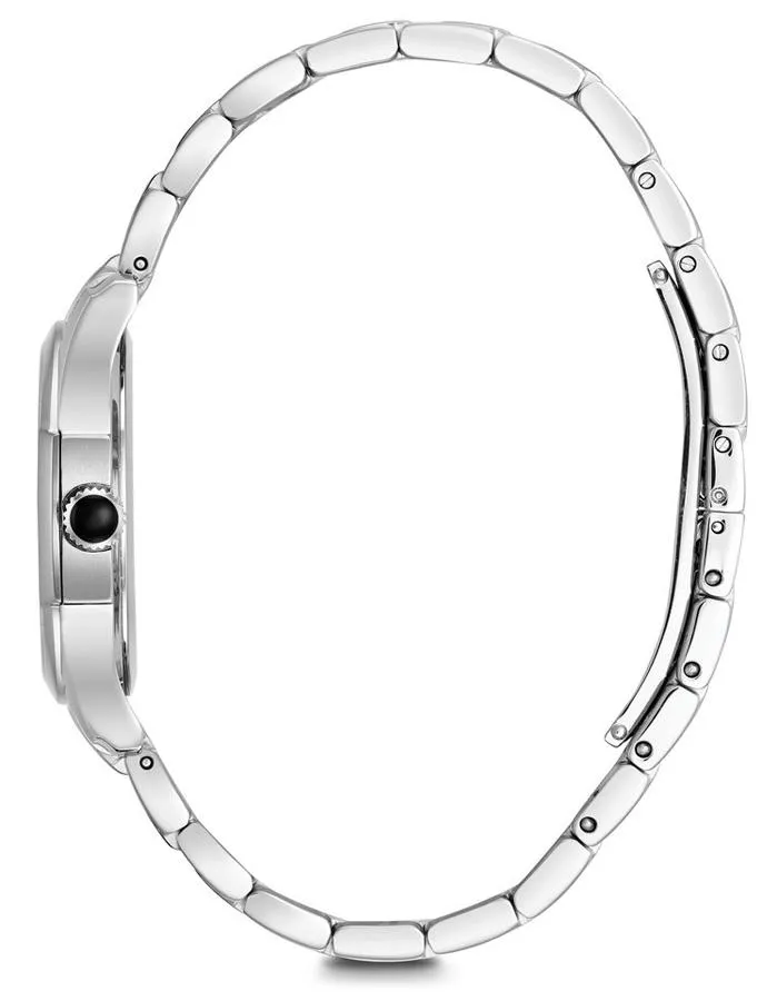 Bulova Womens Diamond Heart Watch - White MOP Dial - Stainless Steel Bracelet