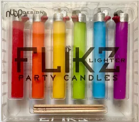 Candle - Birthday Candles -  Flikz 6 Piece Set