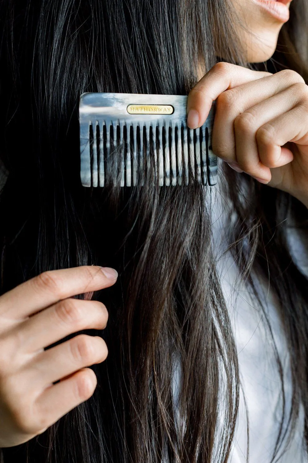 Chai Buffalo Horn Pocket-Sized Hair / Beard Comb