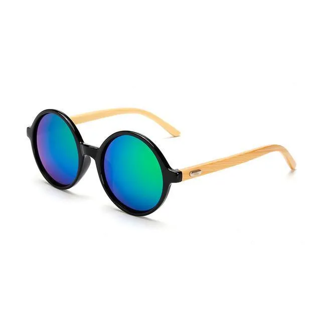 Classic Bamboo Wooden Frame Sunglasses