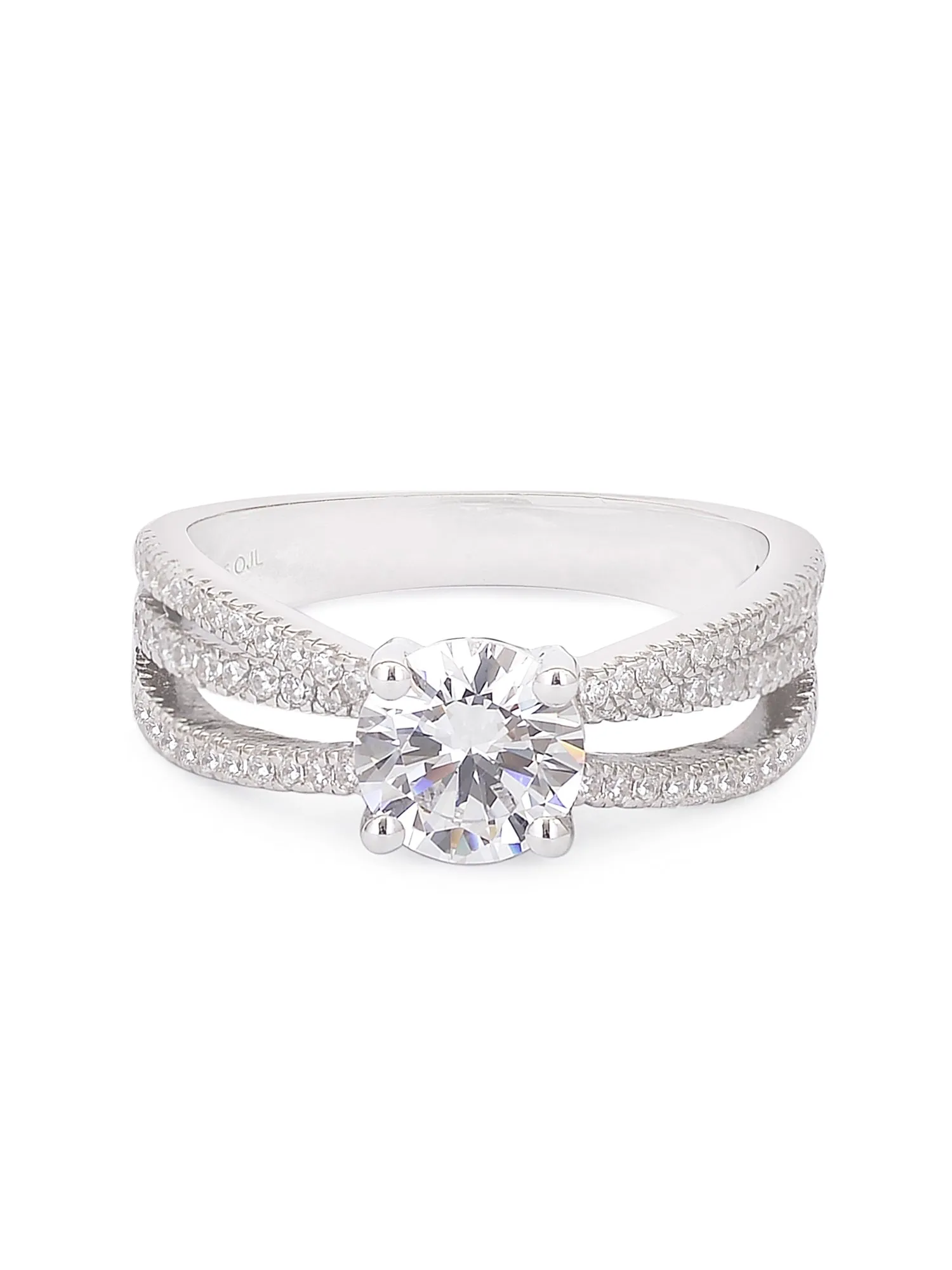 Cubic Zirconia 2 Carat Solitaire Proposal Ring