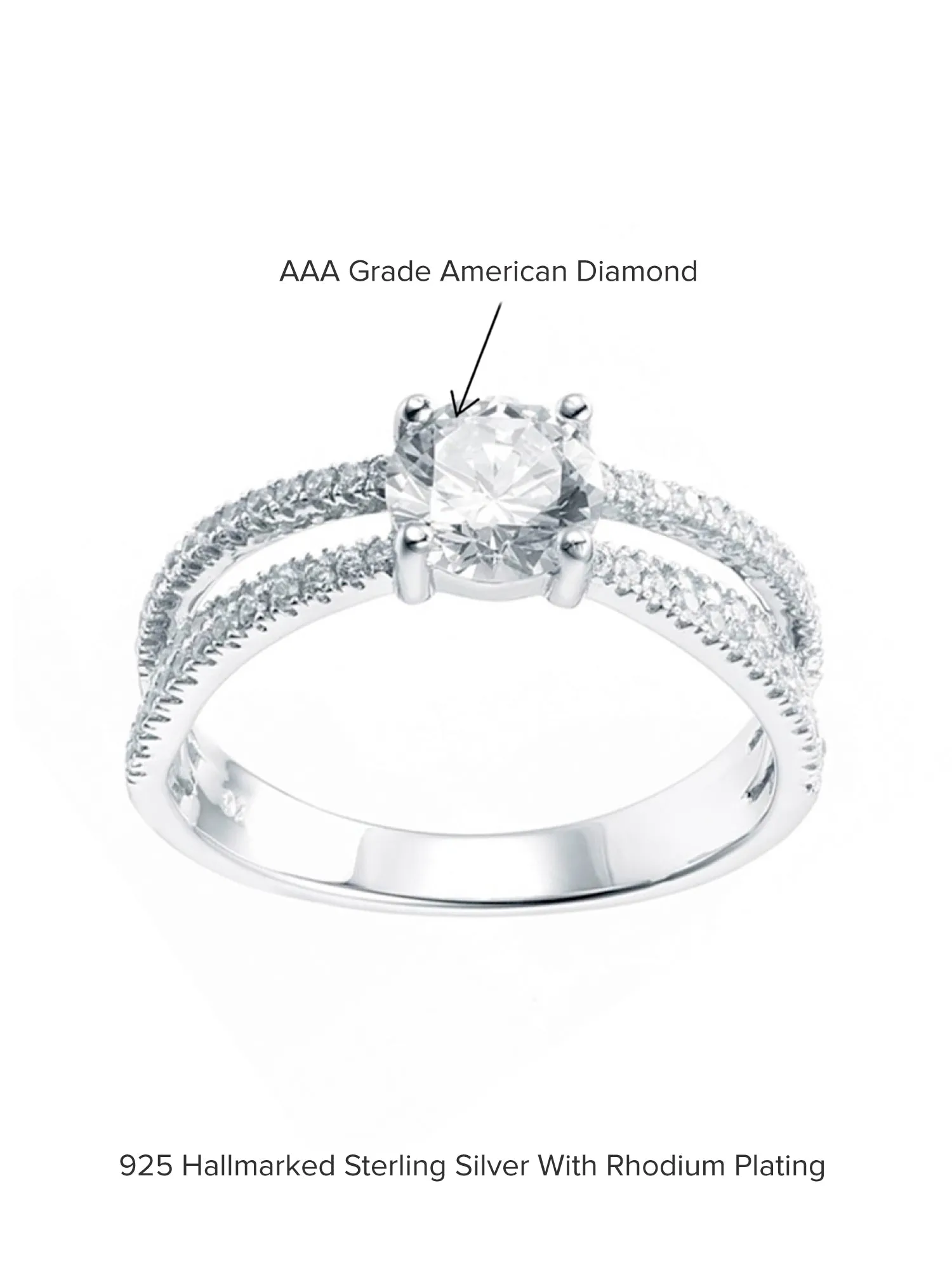 Cubic Zirconia 2 Carat Solitaire Proposal Ring