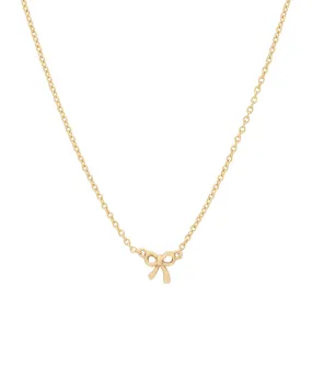 Dainty Bow Choker Necklace