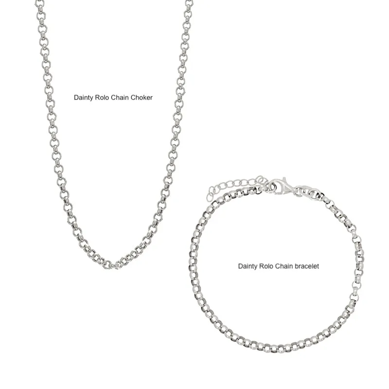 Dainty Rolo Chain Choker