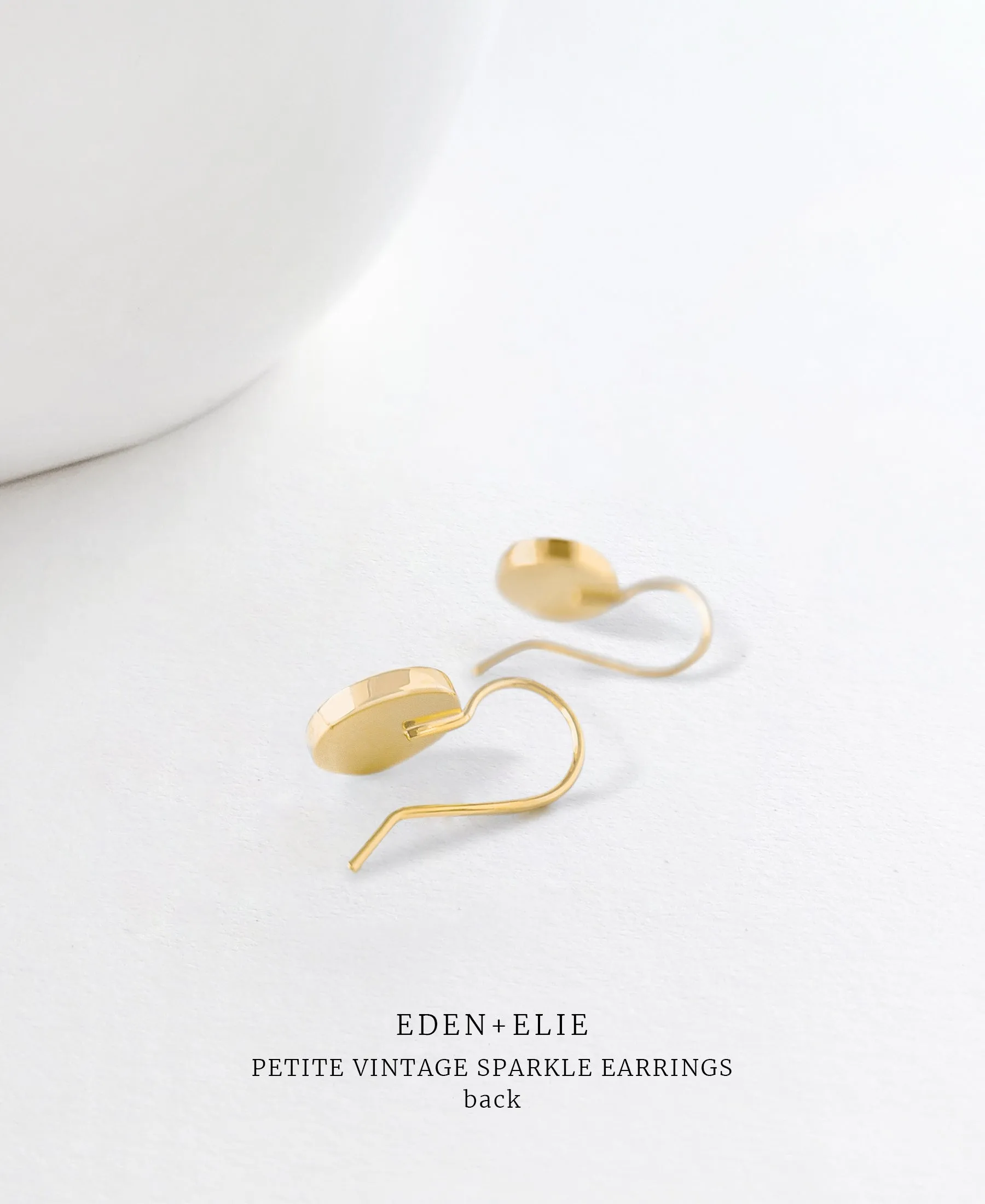 EDEN   ELIE Petite Vintage Sparkle drop earrings - Twilight