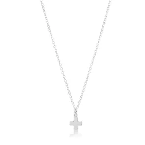 ENewton 16 Sterling Signature Cross Charm Necklace