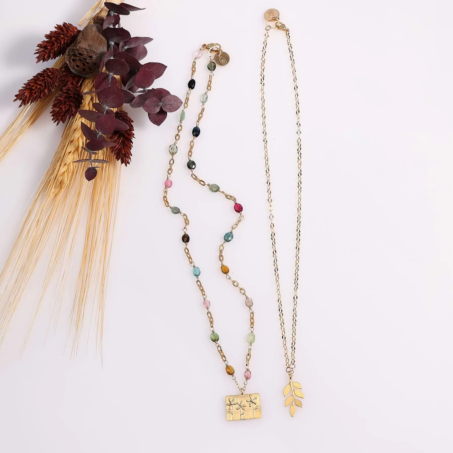 First Fall - Gold Leaf Necklace