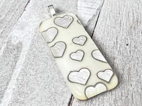 Fused Glass Pendant~Heart Of Glass