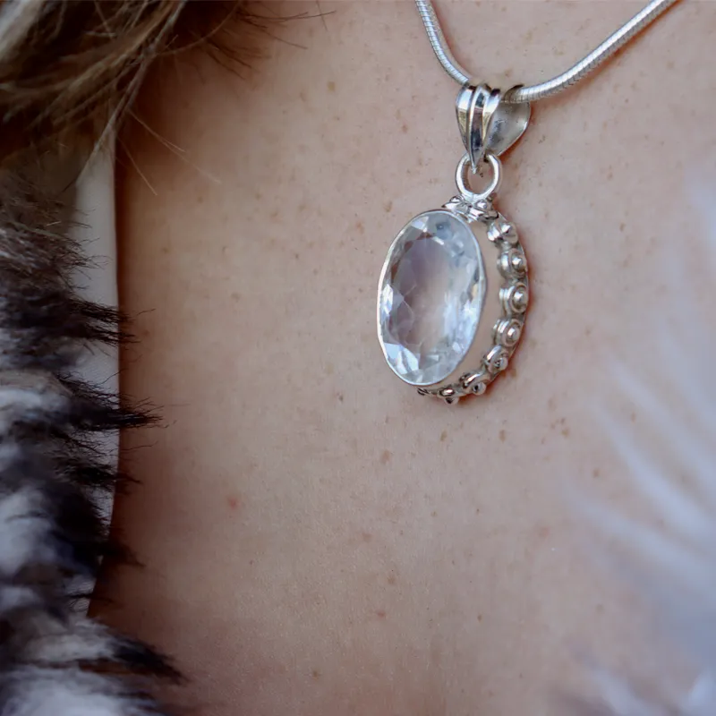 Hale Clear Quartz Bohemian Pendant