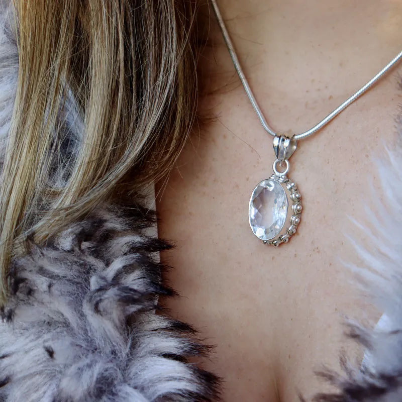 Hale Clear Quartz Bohemian Pendant