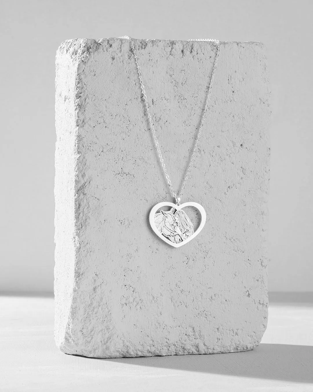 Halo Heart Necklace