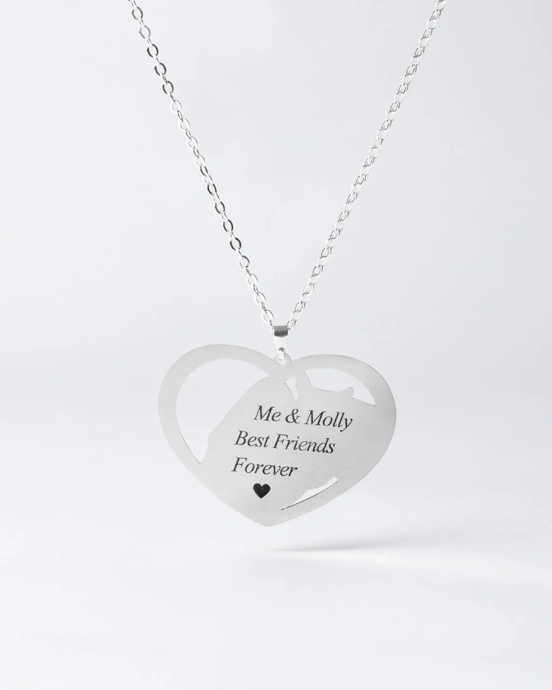 Halo Heart Necklace