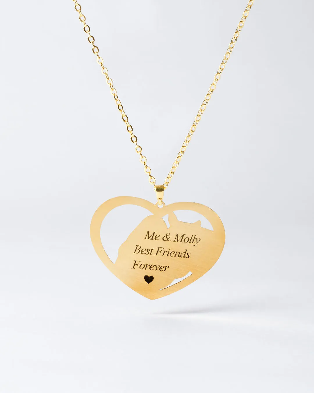 Halo Heart Necklace