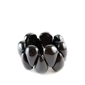 Handmade Tagua Bracelet in Black