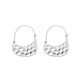 Hannah Hoop Earrings Silver