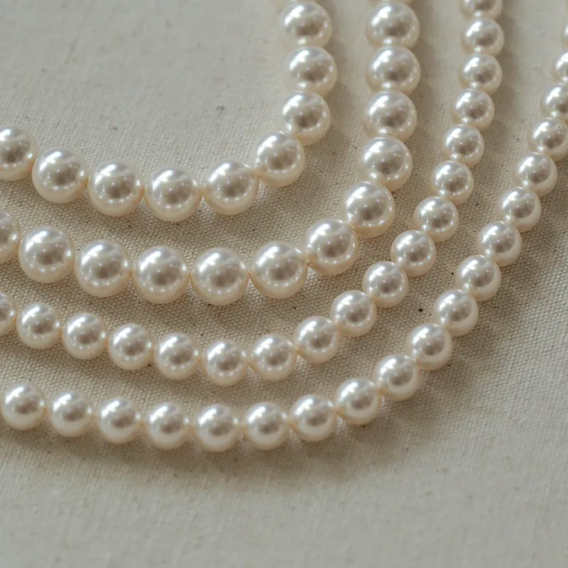 High Quality Crystal Pearl Choker Necklace