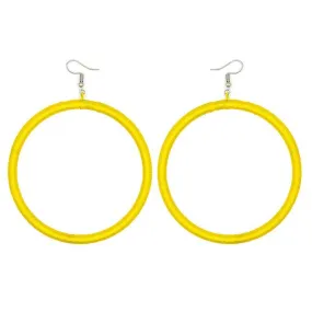 Hoop Embroidery Earrings 04