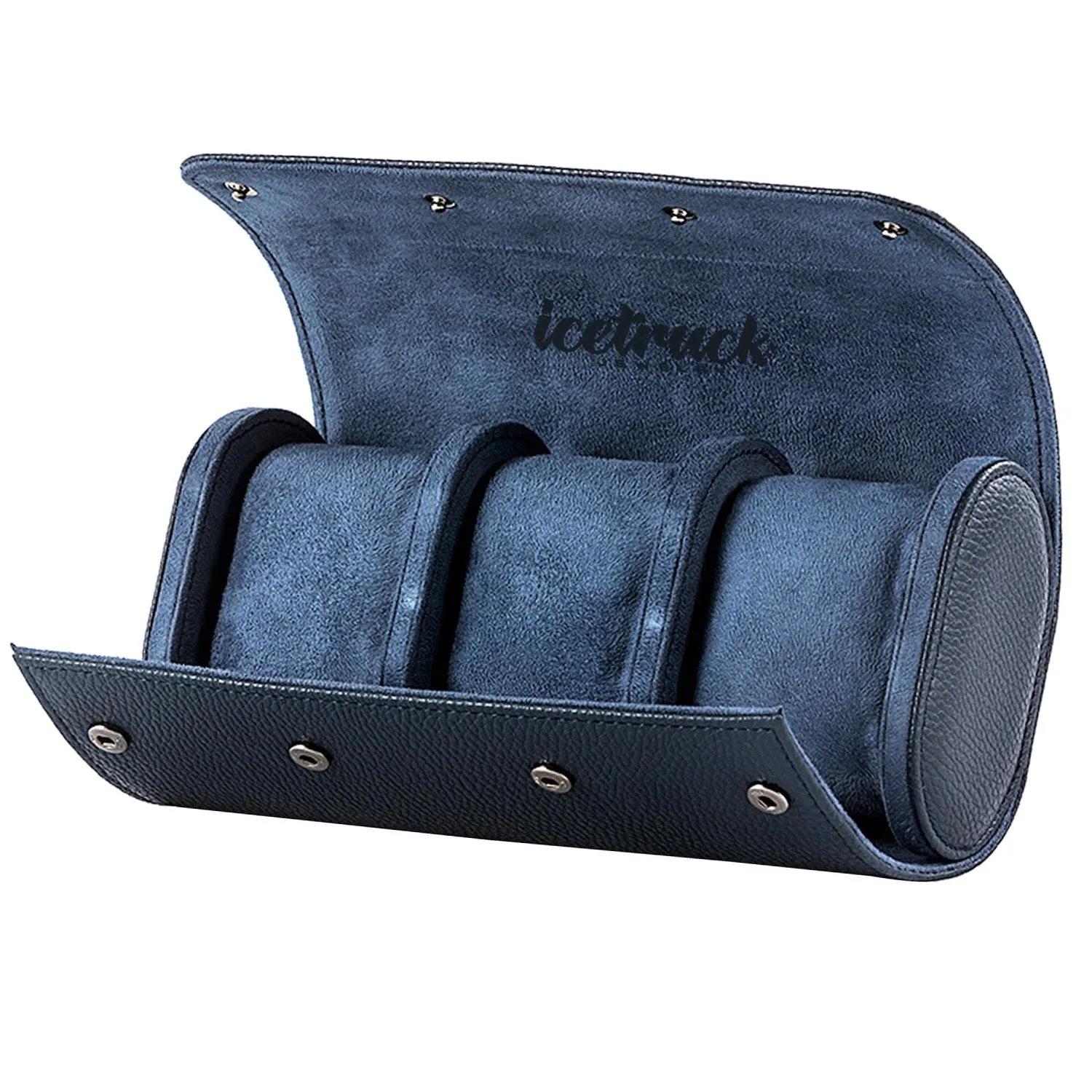 Icetruck® 3-Slot Leather Travel Case