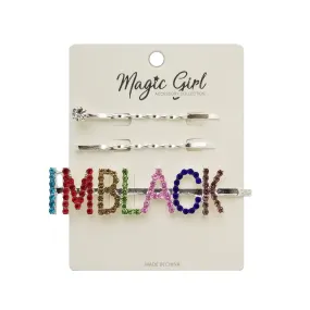 I'M BLACK 2 | Colorful Rhinestone Hair Pin 3PCS