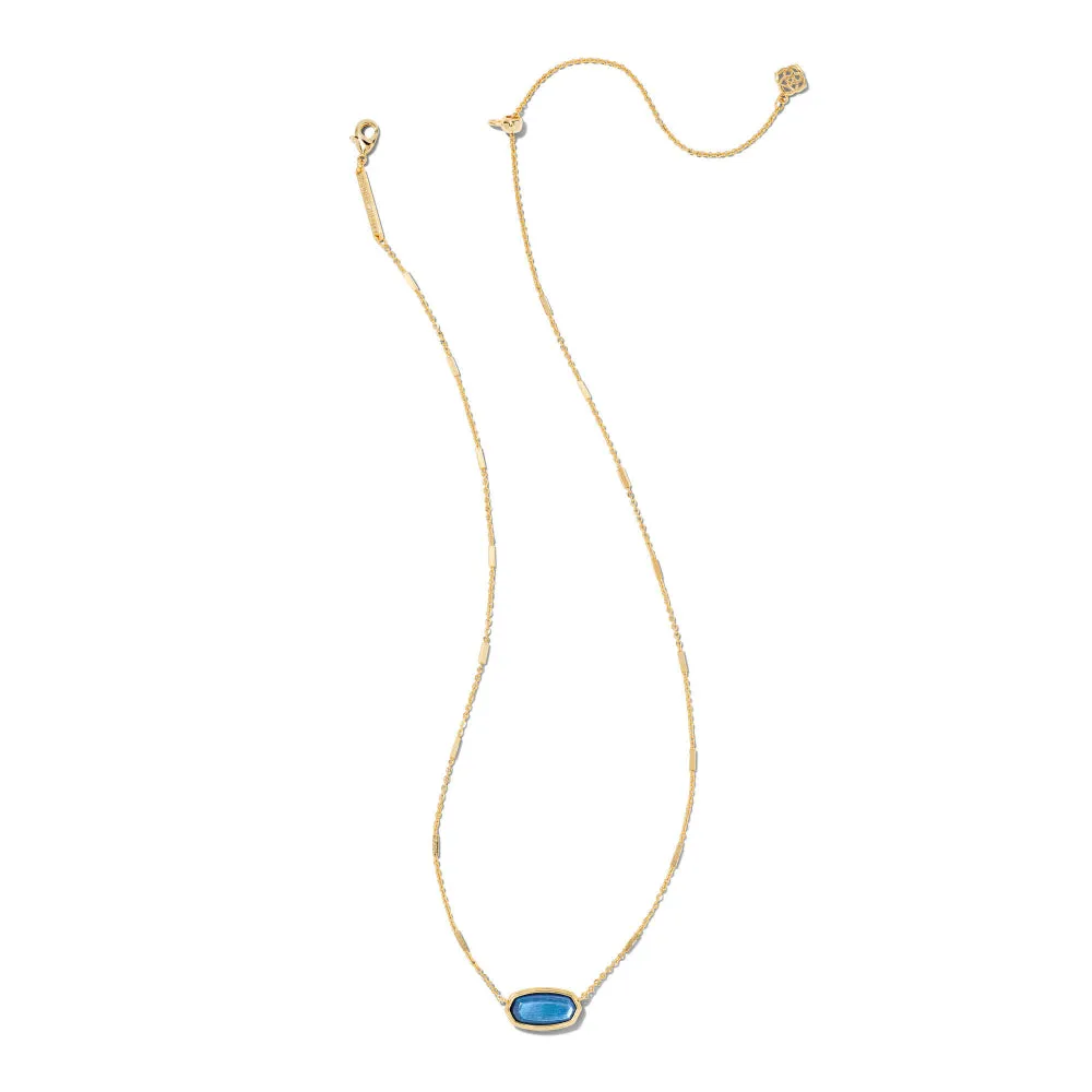 Kendra Scott Framed Elisa Gold Short Pendant Necklace