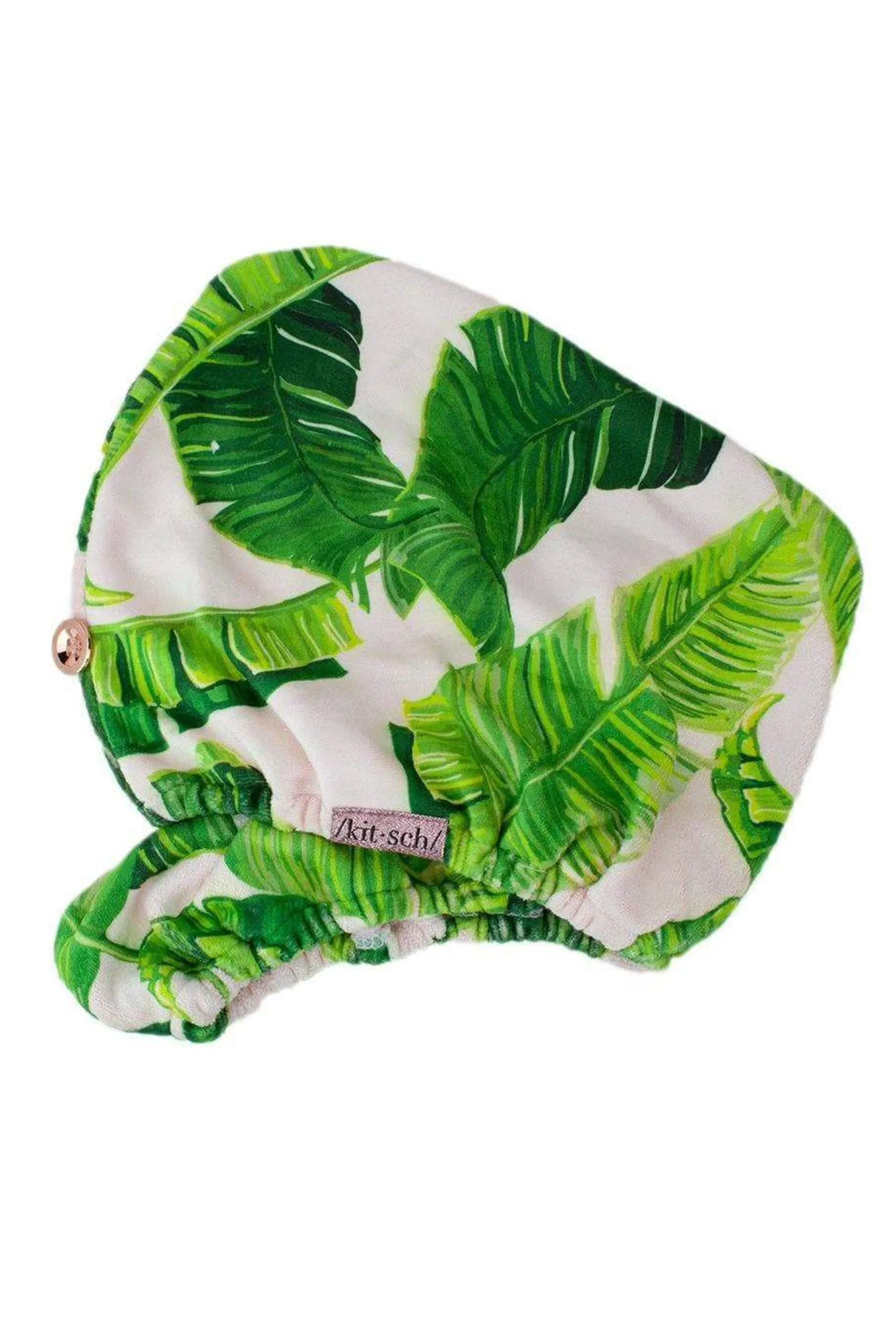 Kitsch Microfiber Hair Towel in Palm Print