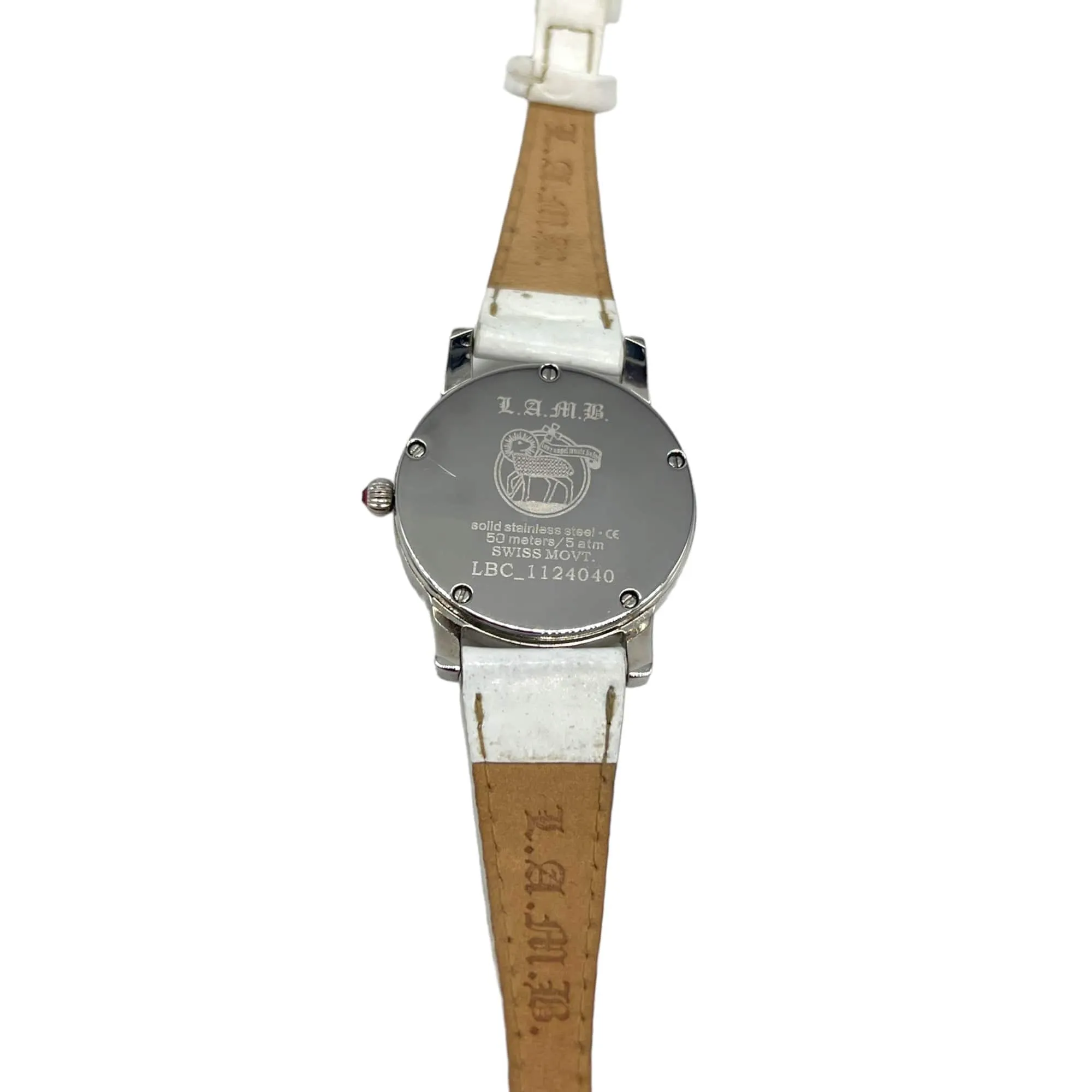 L.A.M.B by Gwen Stefani Stainless Steel Diamond Watch - White