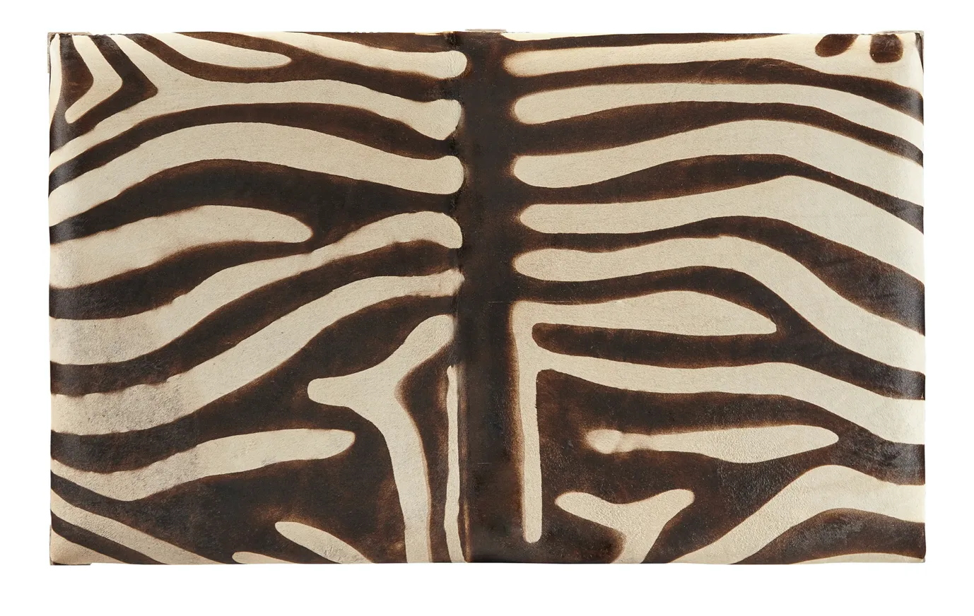 Large Zebra Cocktail Ottoman - Final Sale