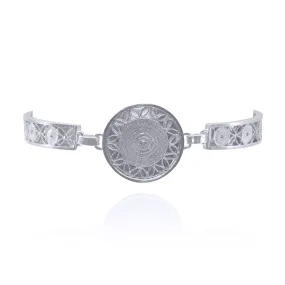 LENNON SILVER CLASP BRACELET FILIGREE