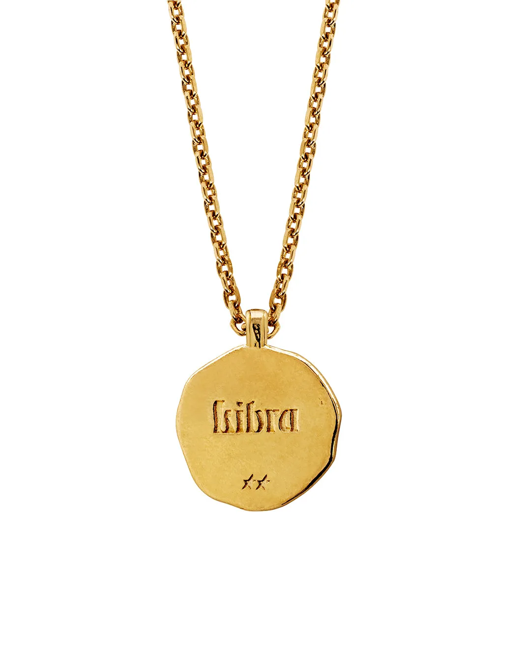 Libra Necklace Gold