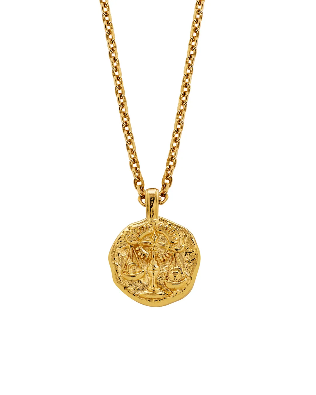 Libra Necklace Gold