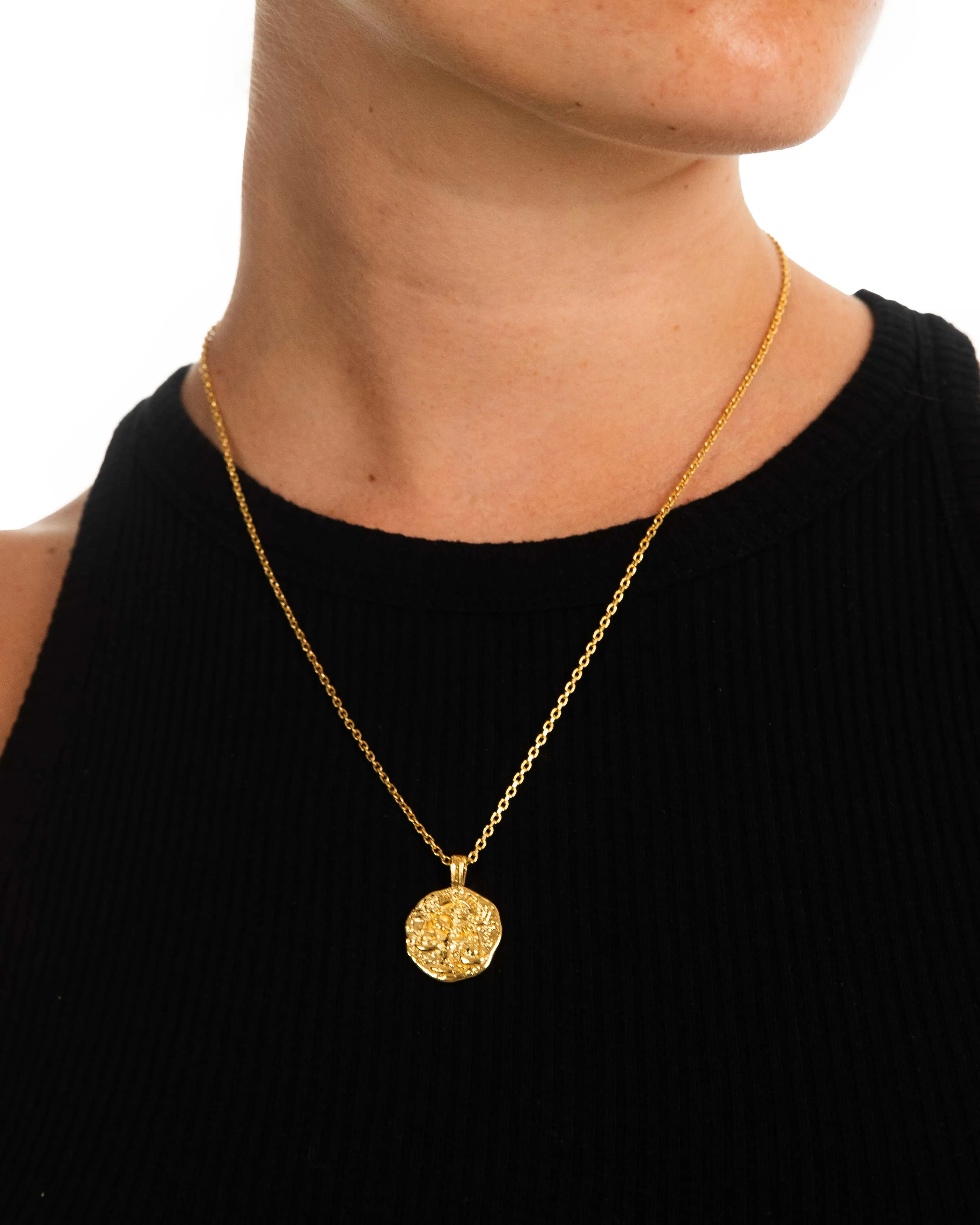 Libra Necklace Gold